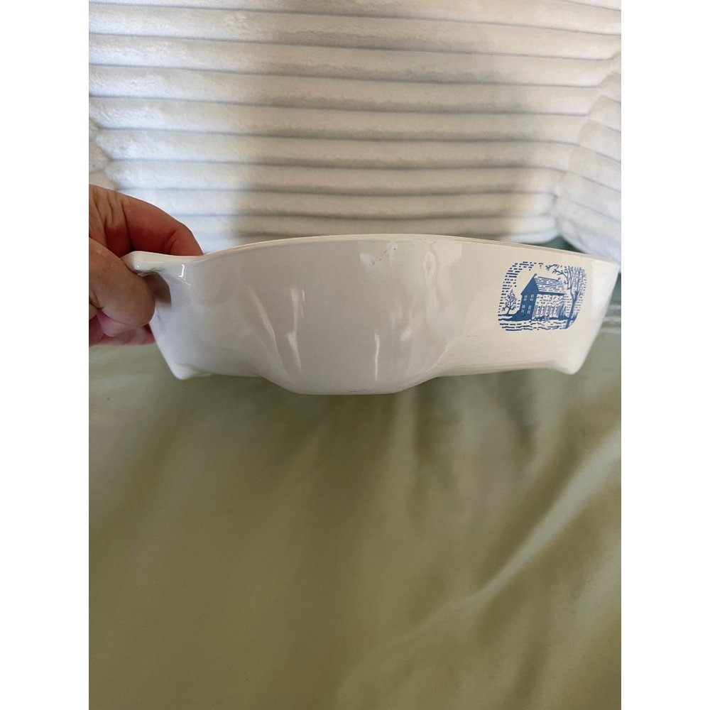 Vintage Amana Radarange by Corning Blue Colonial House Browning Casserole Baking - Picture 9 of 12